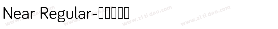 Near Regular字体转换